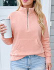 Elevated Boxy Half Zip Sweater
