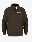 Customizable Embroidered Quarter Zip Sweatshirt {Crest}