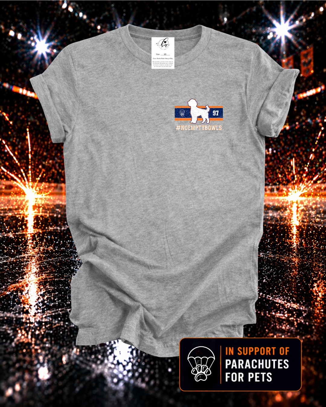 #NOEMPTYBOWLS T-Shirt {Crest}