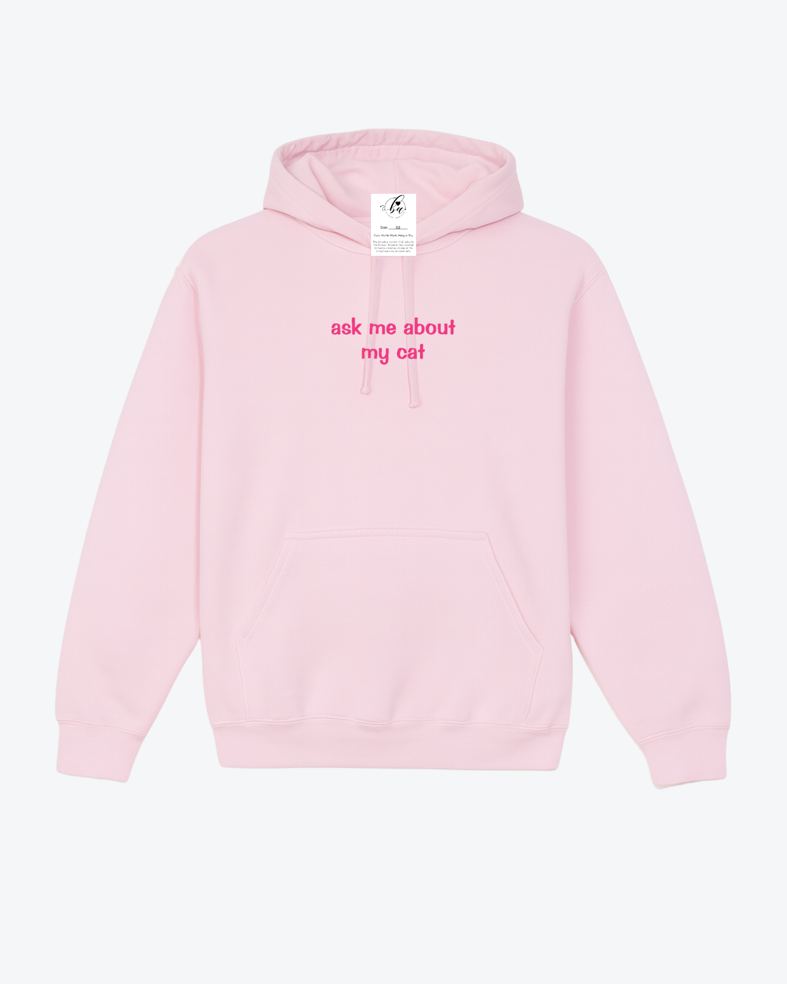 Ask Me About My Cat Cozy Hoodie