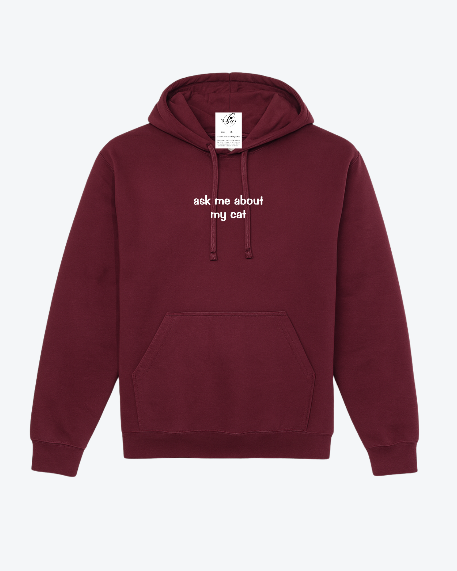 Ask Me About My Cat Cozy Hoodie