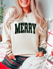 Merry Plaid Classic Crew Neck Sweater