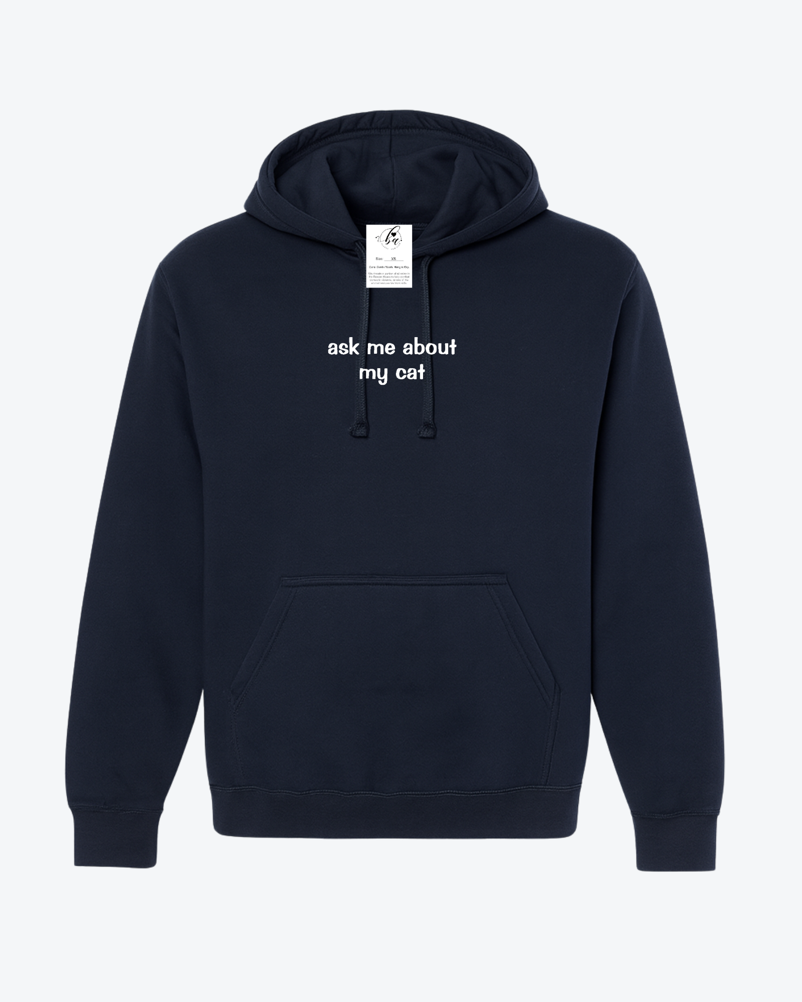 Ask Me About My Cat Cozy Hoodie