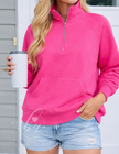 Elevated Boxy Half Zip Sweater
