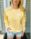 CC Embroidered Monogramed Sweatshirt