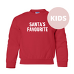 Santa's Favourite Kids Classic Crew Neck Sweater