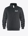 Customizable Embroidered Quarter Zip Sweatshirt {Crest}