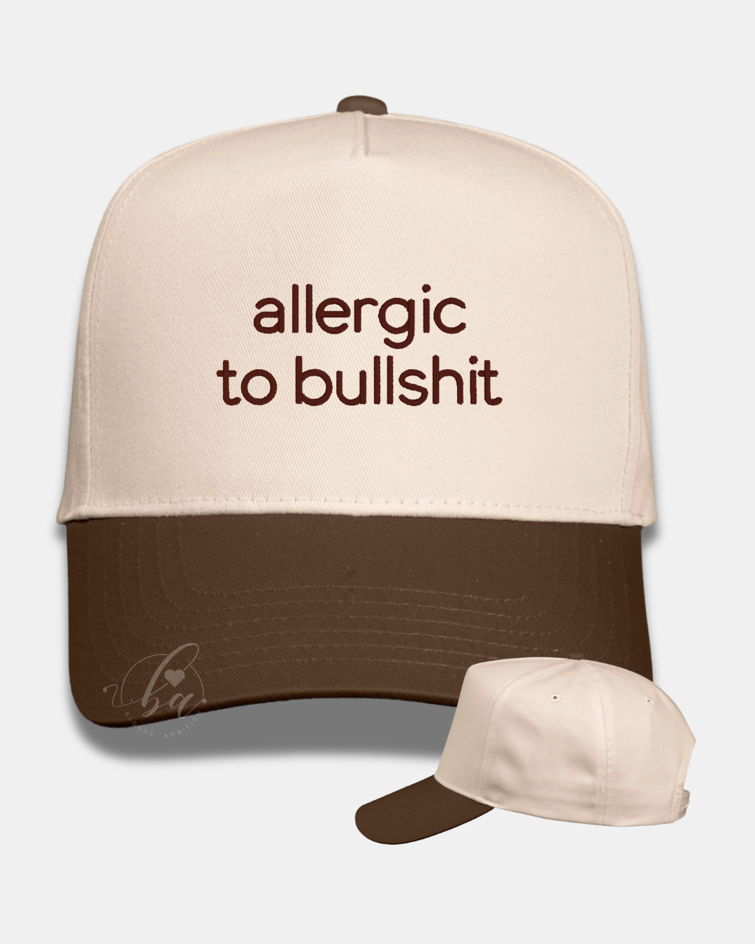 Allergic to Bullshit Embroidered Cap