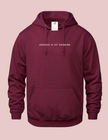 Anxious is my Baseline Embroidered Ultra Soft Hoodie
