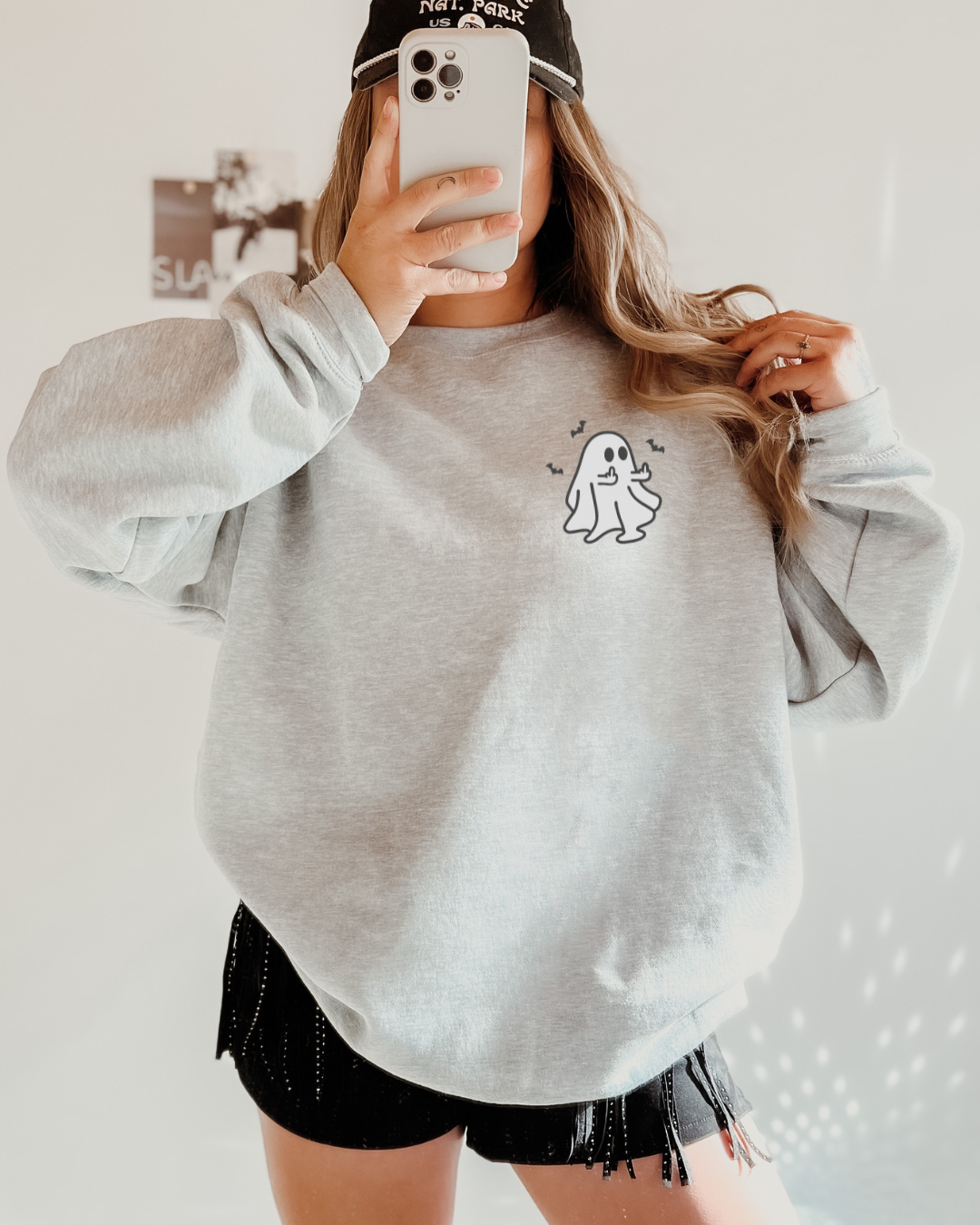 Bad Ghost Embroidered Classic Crew