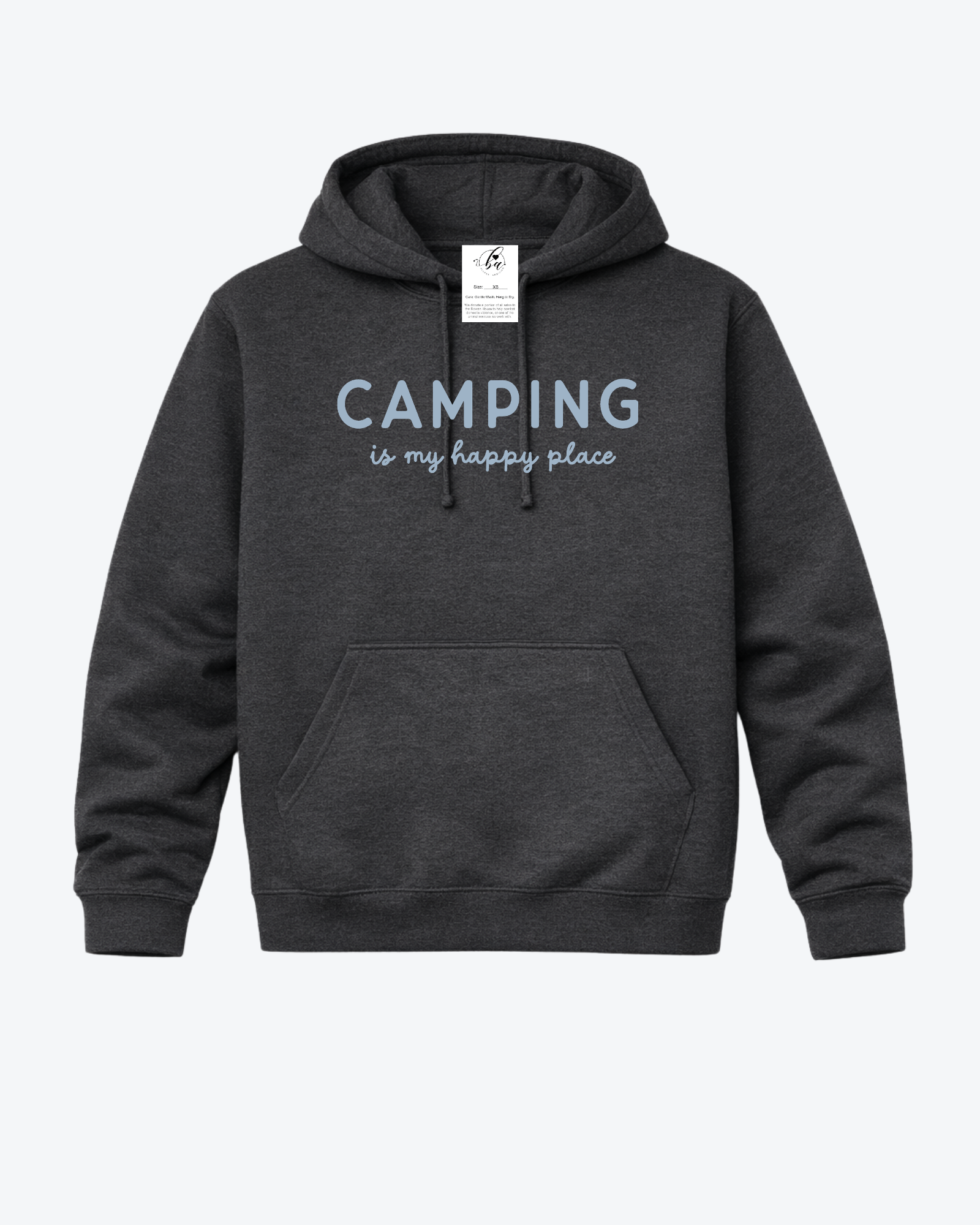 Camping is my Happy Place Cozy Hoodie