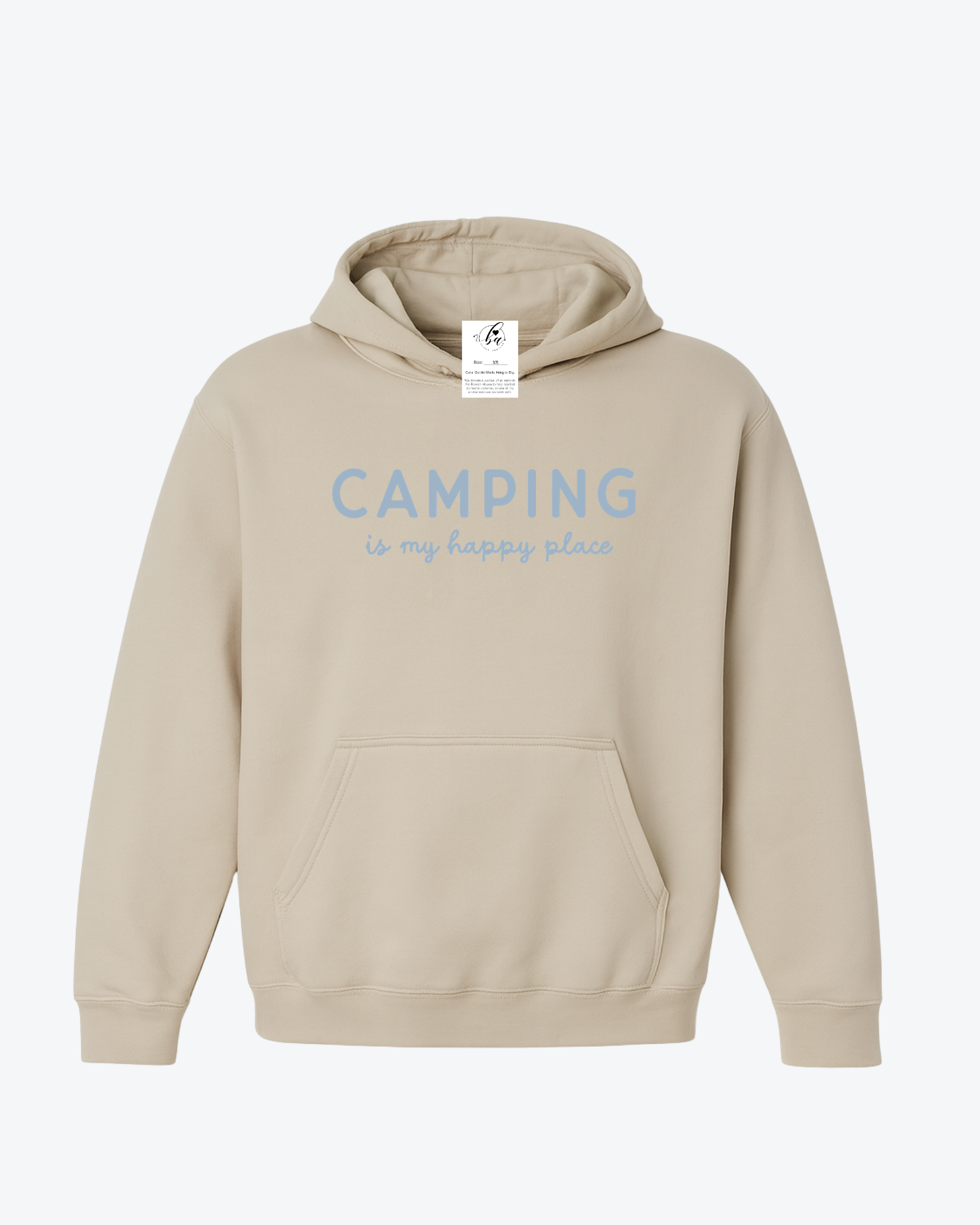 Camping is my Happy Place Cozy Hoodie