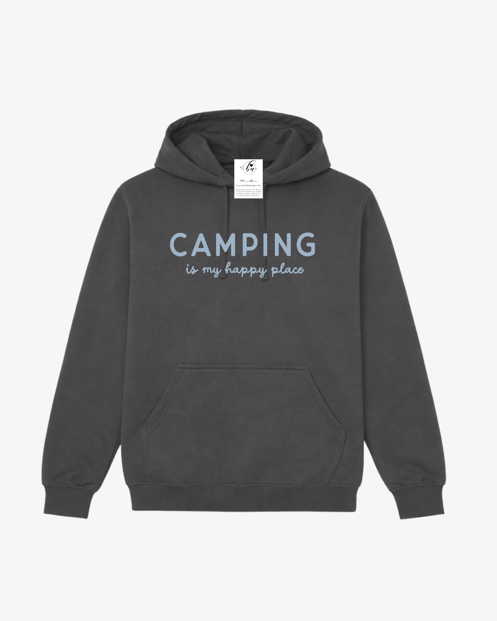 Camping is my Happy Place Cozy Hoodie