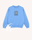Got Too Silly Embroidered Classic Crew Neck Sweater