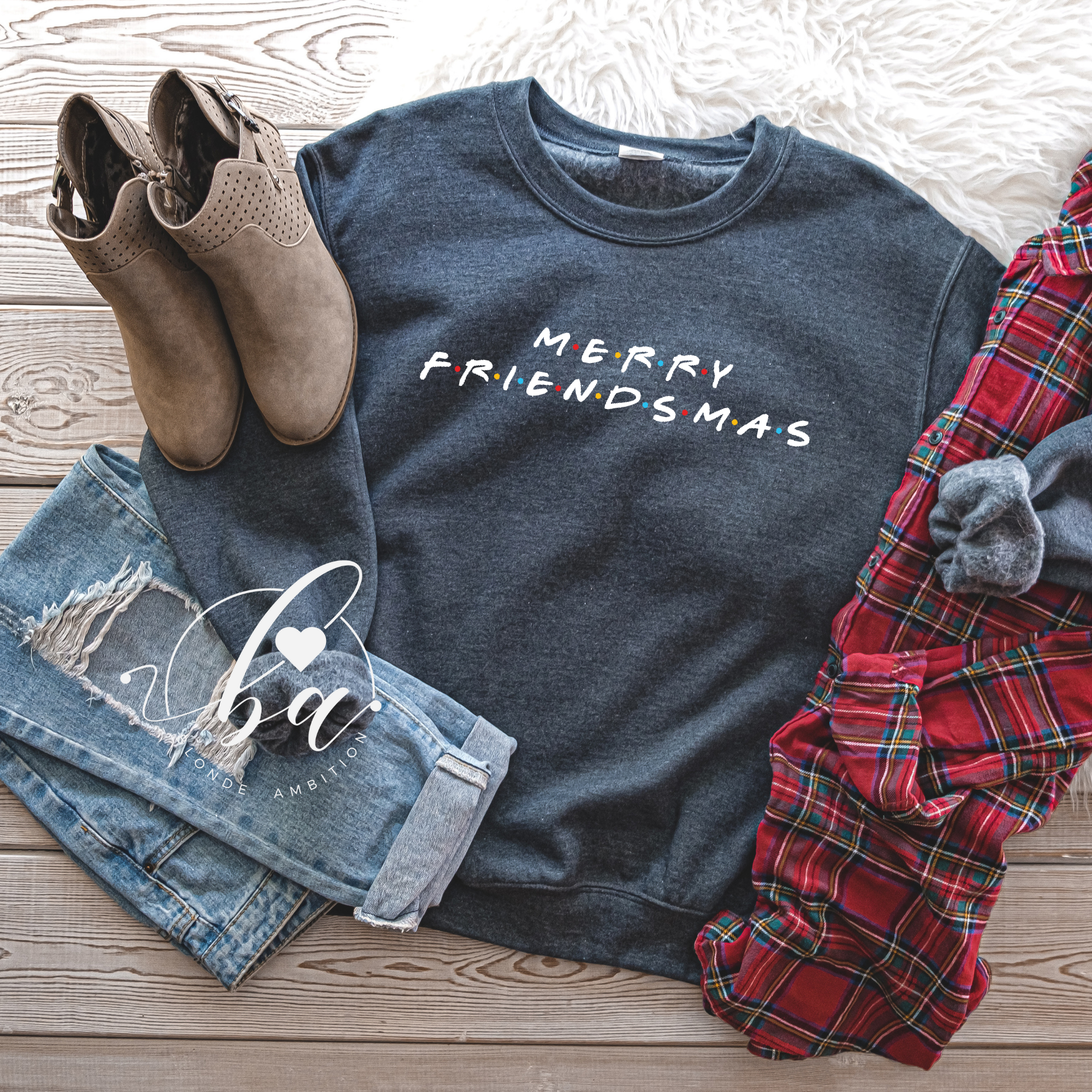 Merry Friendsmas Classic Crew Neck