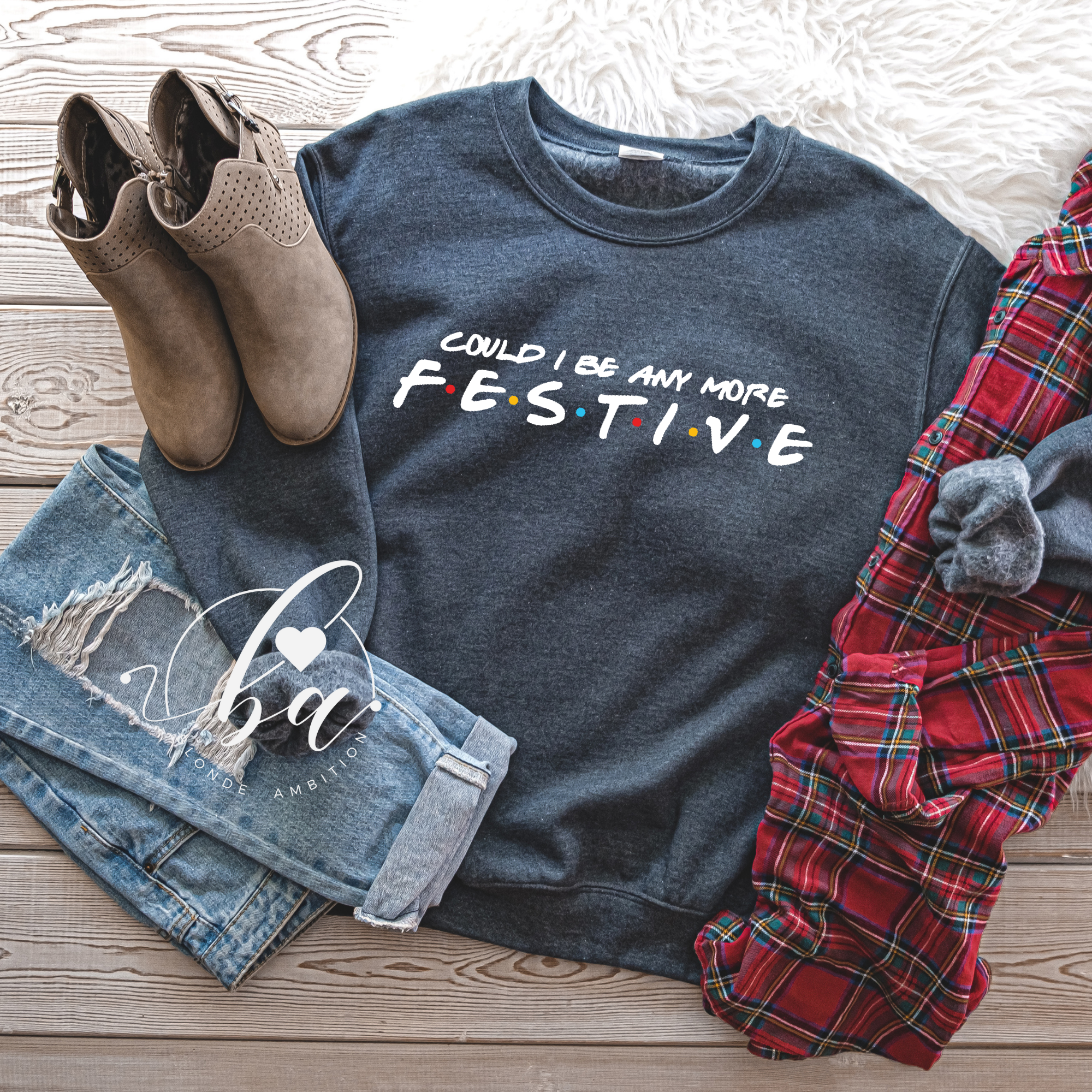 Could I be any more Festive Classic Crew Neck