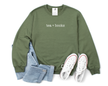 Tea + Books Cozy Crew Neck Sweater