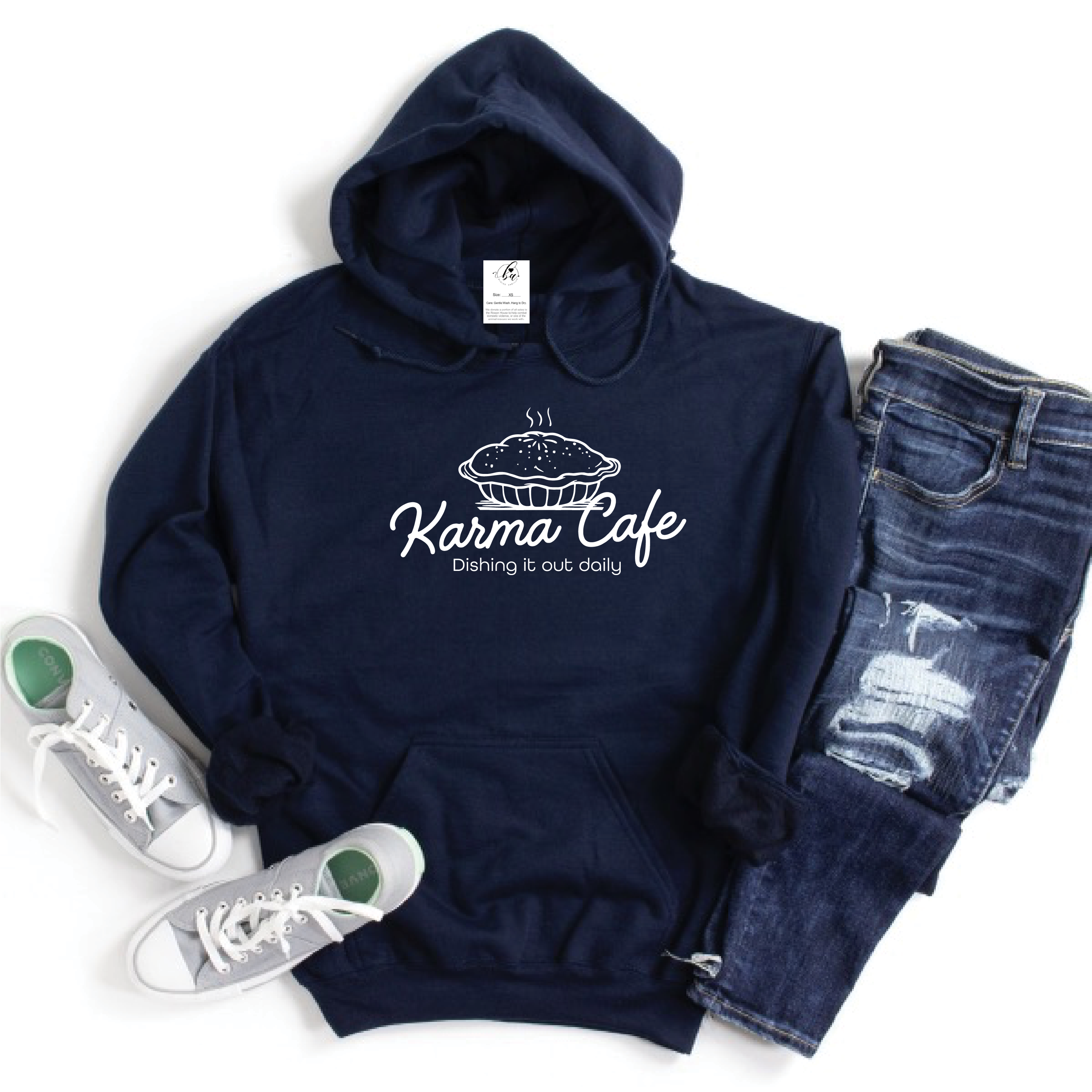 Karma Dishing it Out Daily Cozy HOODIE