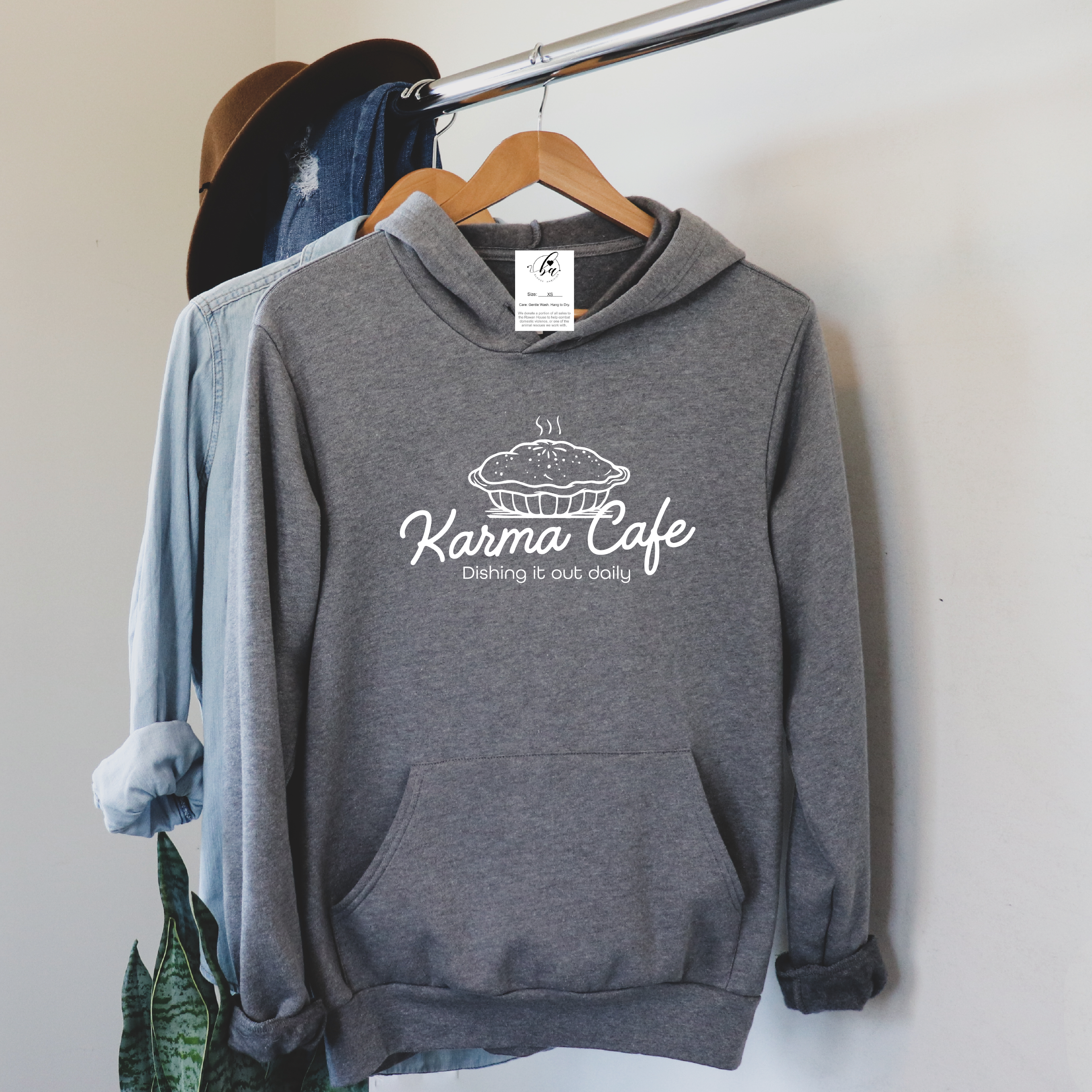Karma Dishing it Out Daily Cozy HOODIE