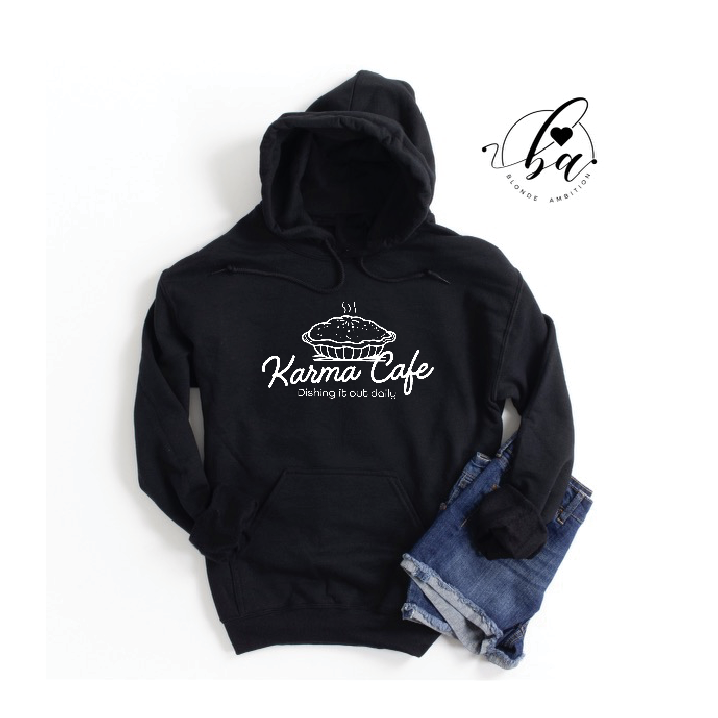 Karma Dishing it Out Daily Cozy HOODIE