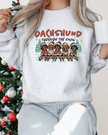 Dachshund Through The Snow Classic Crew Neck Sweater