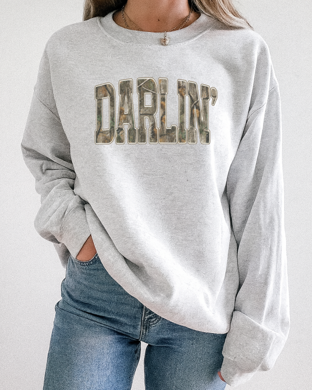 Darlin' Camo Classic Crew