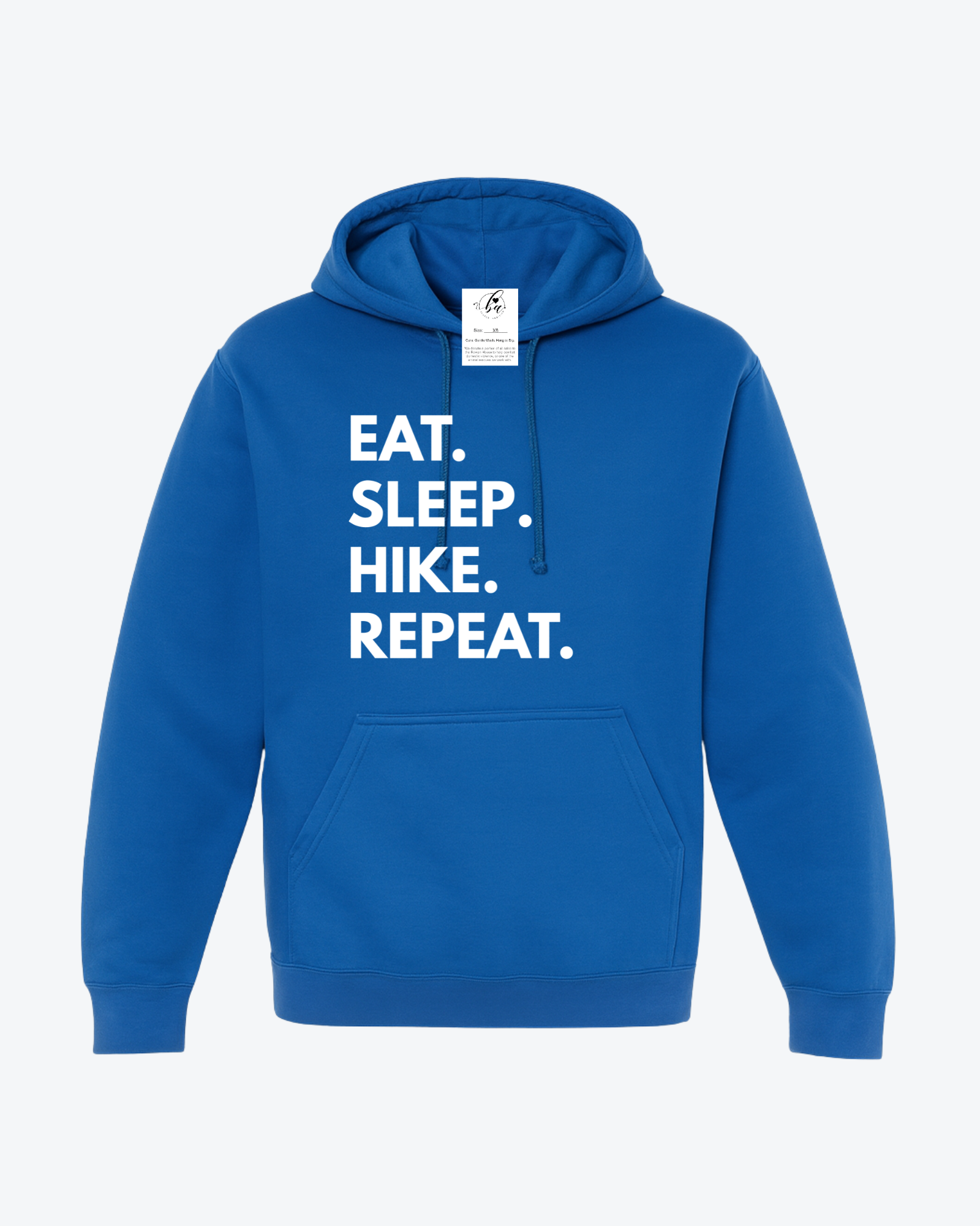 Eat. Sleep. Hike. Repeat. Cozy Hoodie