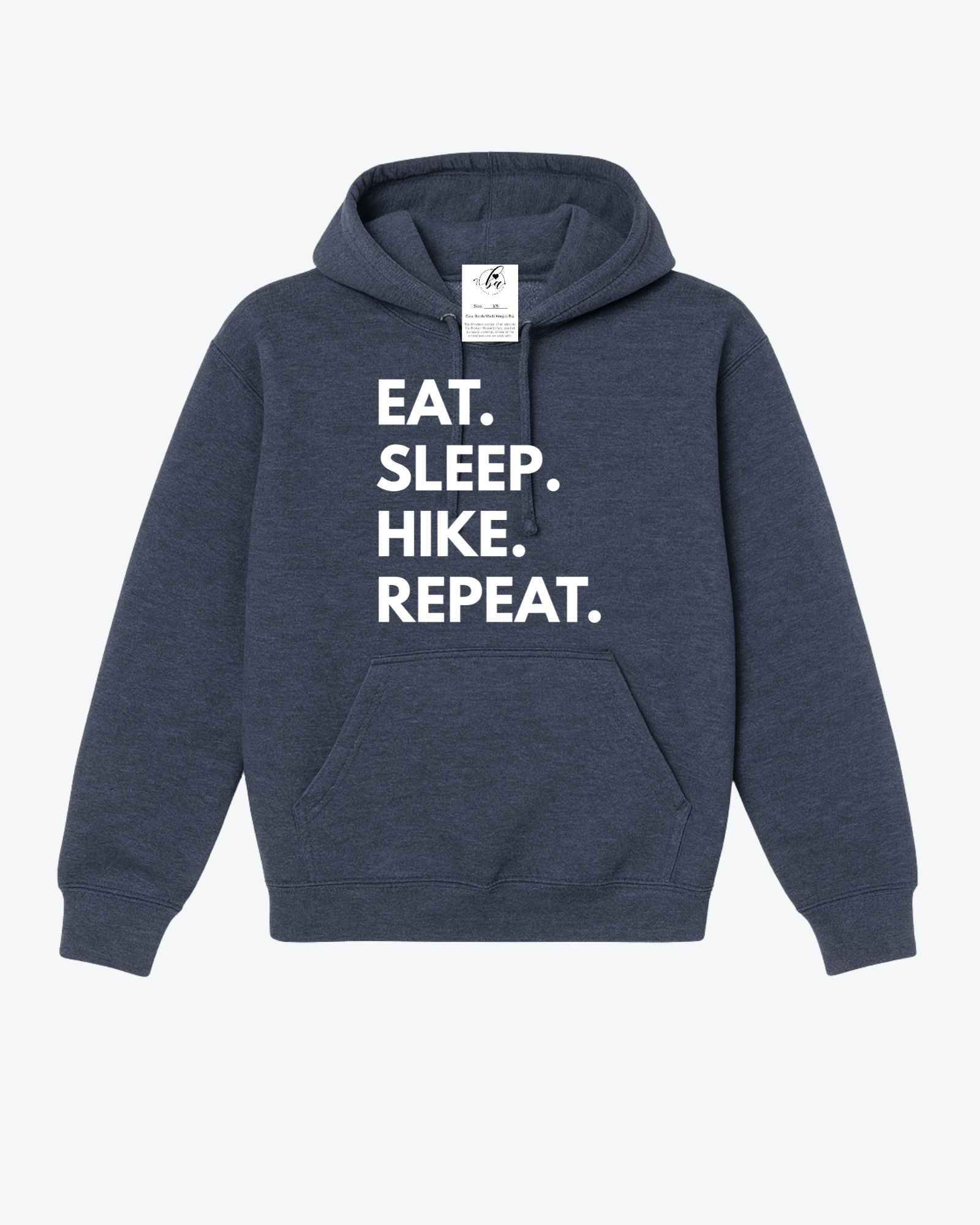 Eat. Sleep. Hike. Repeat. Cozy Hoodie
