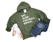 Eat. Sleep. {Custom}. Repeat. Cozy Hoodie