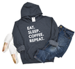 Eat. Sleep. {Custom}. Repeat. Cozy Hoodie
