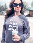 Eat. Sleep. {Custom}. Repeat. Cozy Crew Neck Sweater