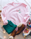 Embroidered Boop Classic Crew Neck Sweater