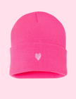Embroidered Heart Toque