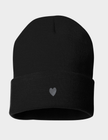 Embroidered Heart Toque