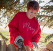 Merry {Script} Classic Crew Sweaters