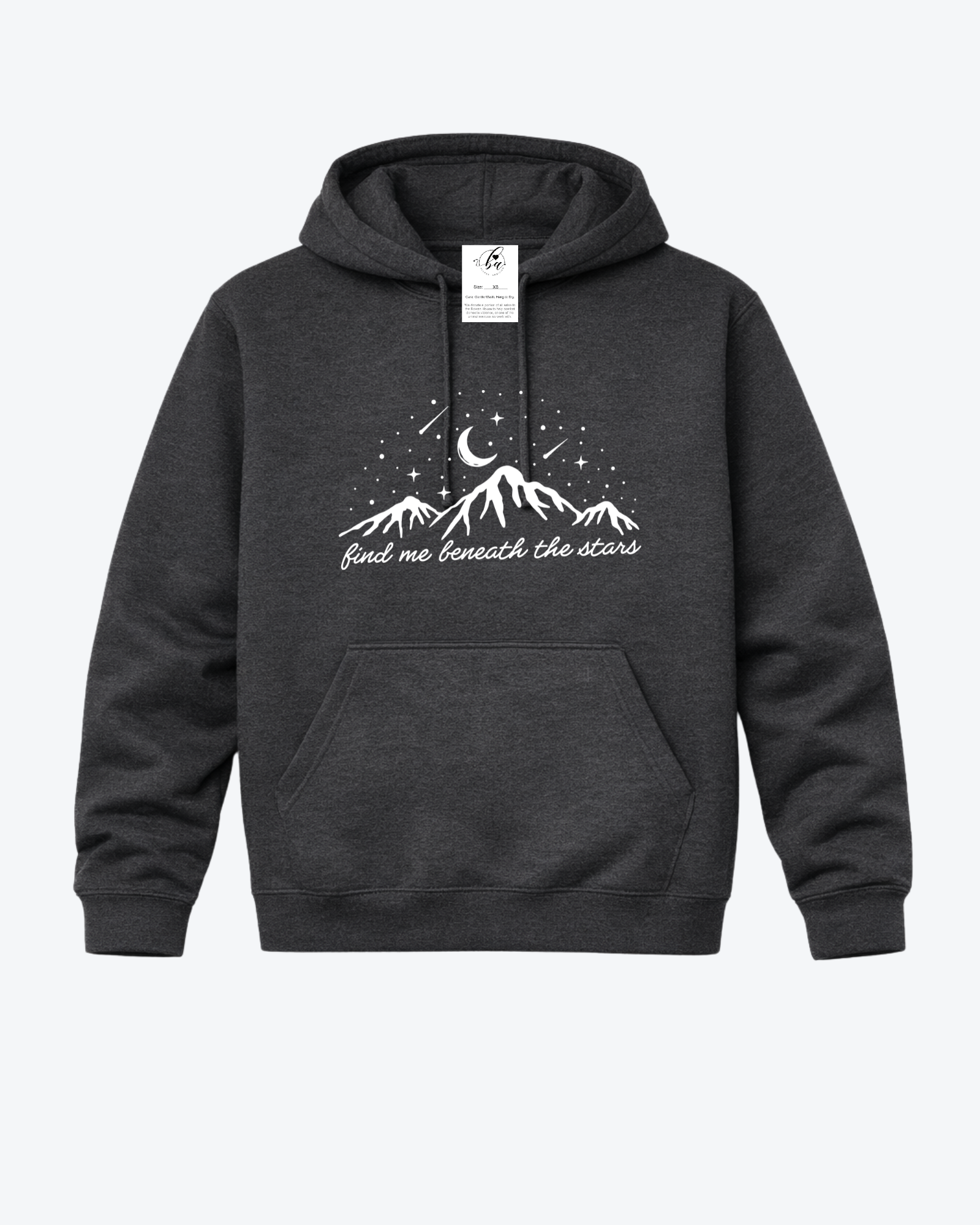 Find me Beneath the Stars Cozy Hoodie