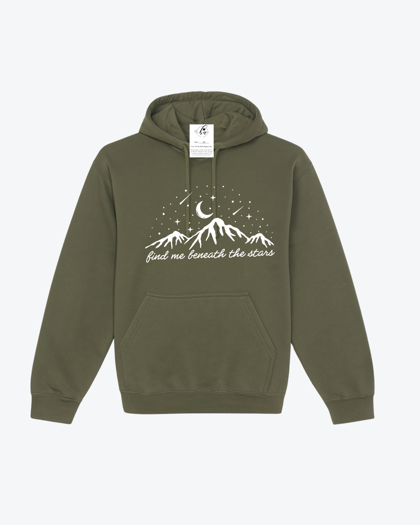 Find me Beneath the Stars Cozy Hoodie
