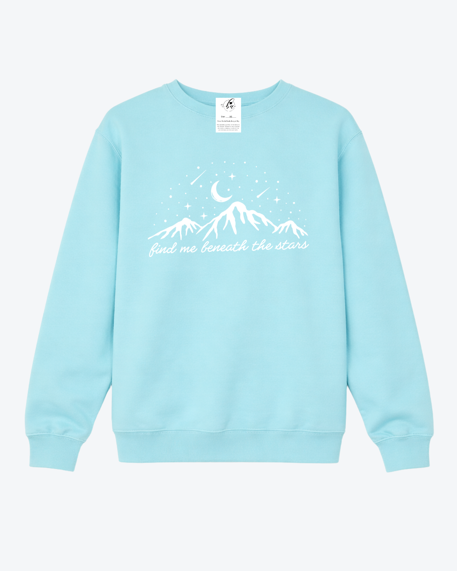 Find me Beneath the Starts Cozy Crew Neck Sweater