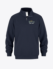 Get Lost Embroidered 1/4 Zip Sweater