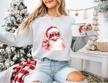 Bubblegum Santa Classic Crew Neck Sweater