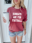 Sundays are for Football Heavy Weight Cotton Tee (Size up for oversized look)