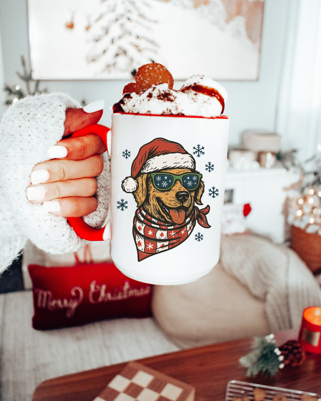 Golden Christmas 15oz Mug