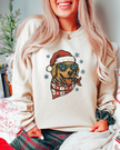Golden Santa Classic Crew Neck Sweater