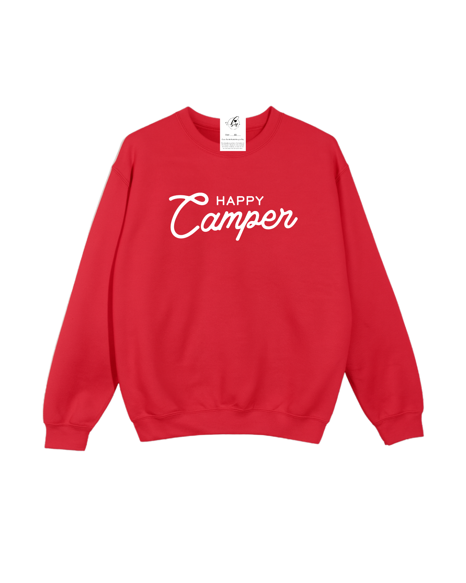 Happy Camper Cozy Crew Neck Sweater