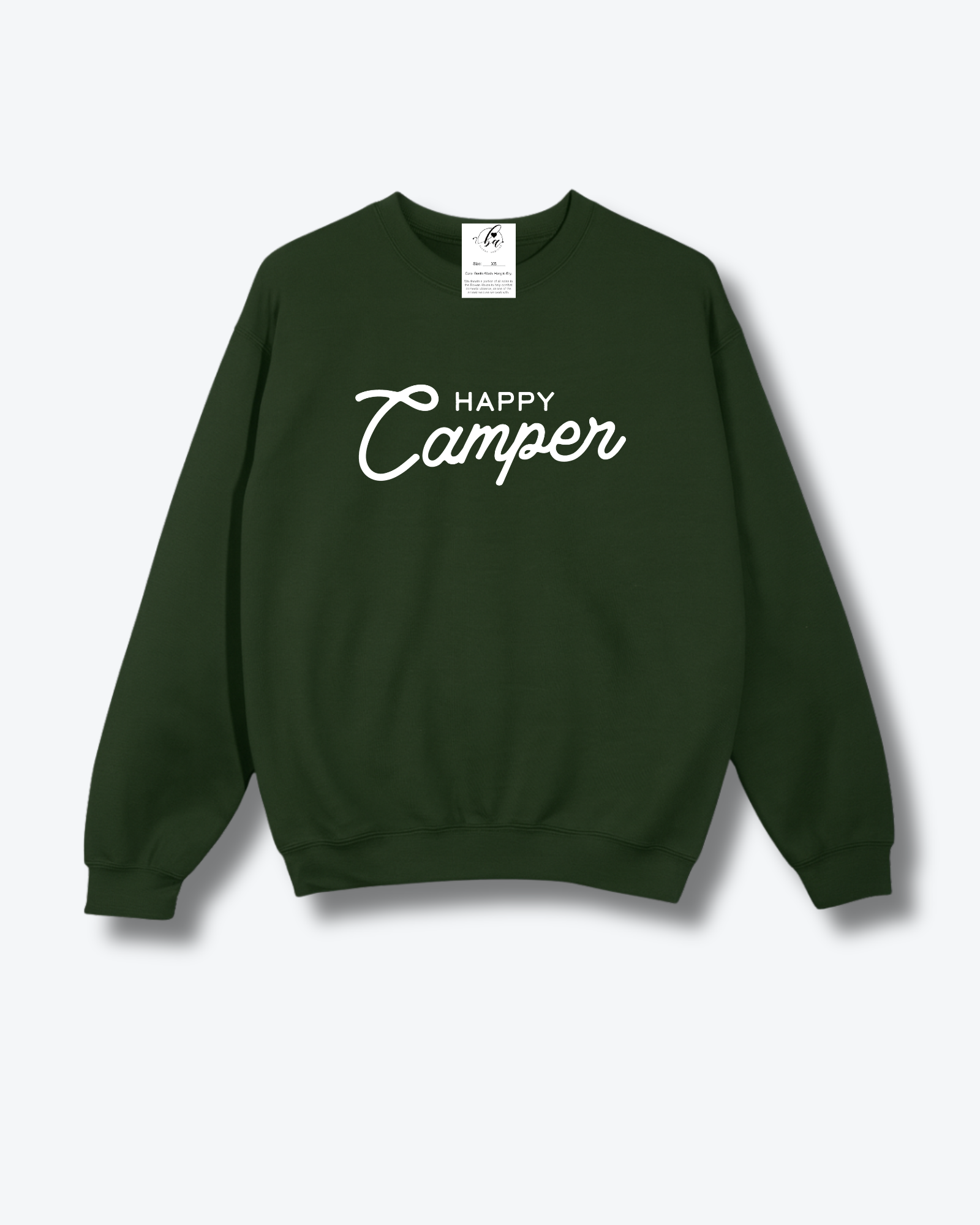 Happy Camper Cozy Crew Neck Sweater