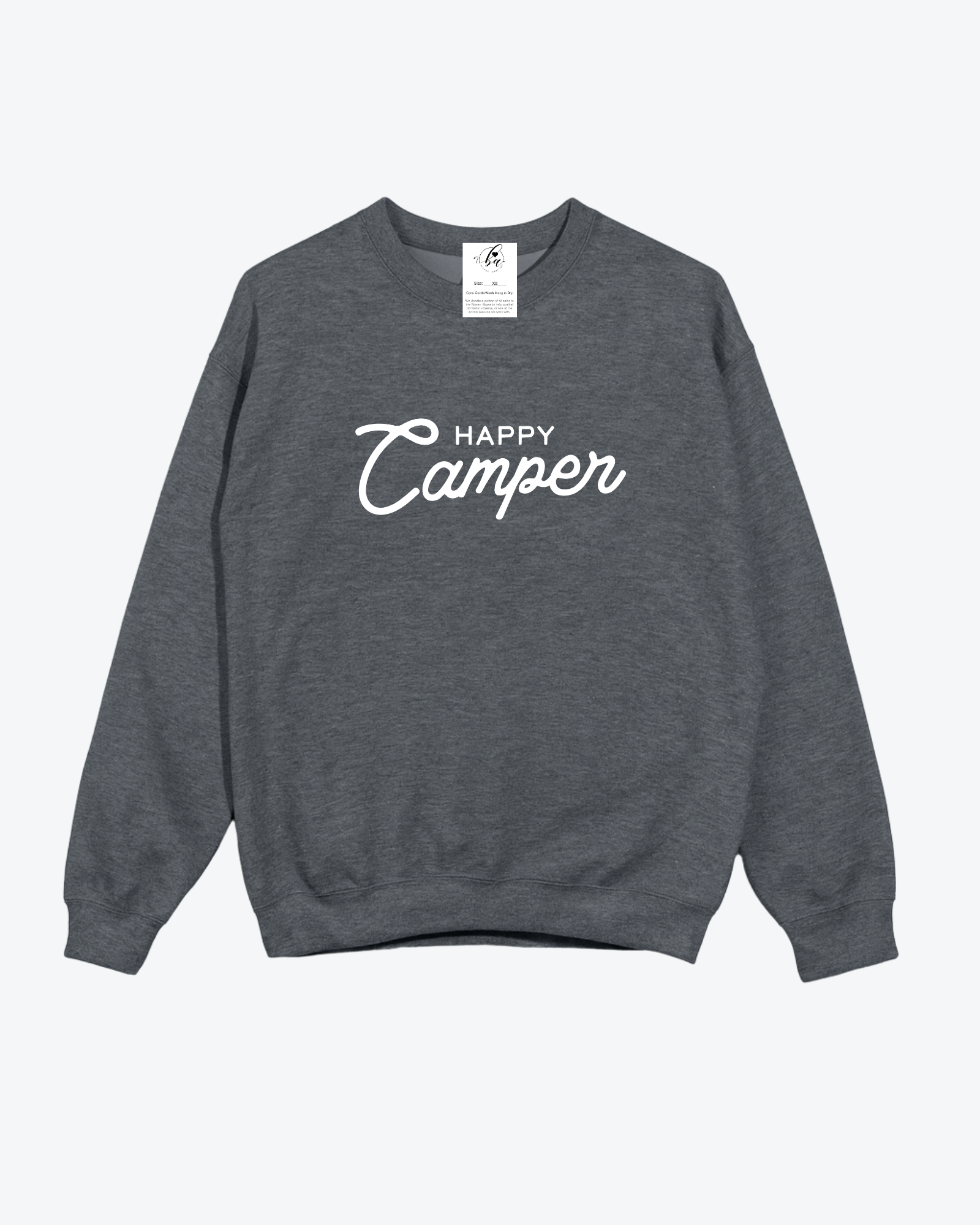 Happy Camper Cozy Crew Neck Sweater