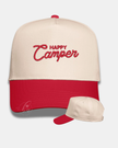 Happy Camper Embroidered Cap