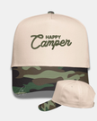 Happy Camper Embroidered Cap