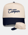 Happy Camper Embroidered Cap
