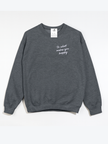 Do What Makes You Happy Embroidered Cozy Crew